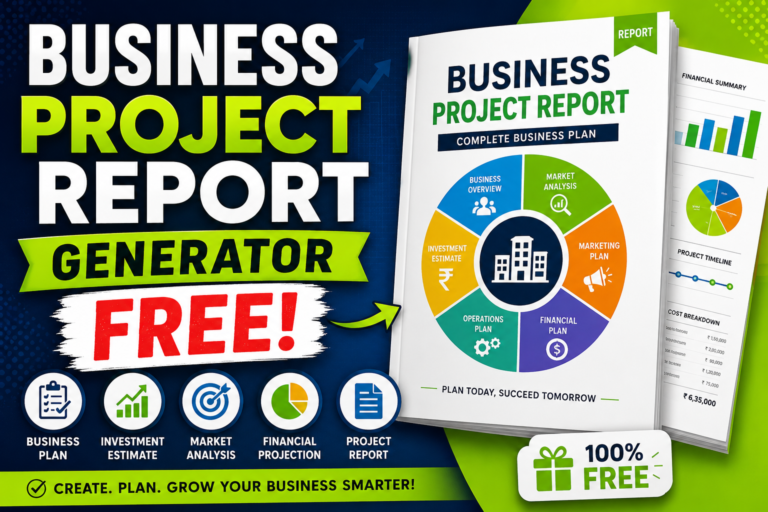 Business Project Report Generator fREE