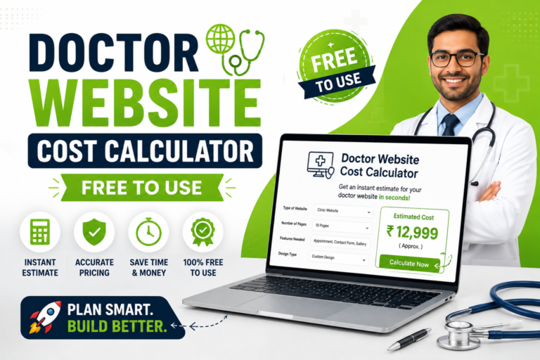 Doctor Website Cost Calculator Free