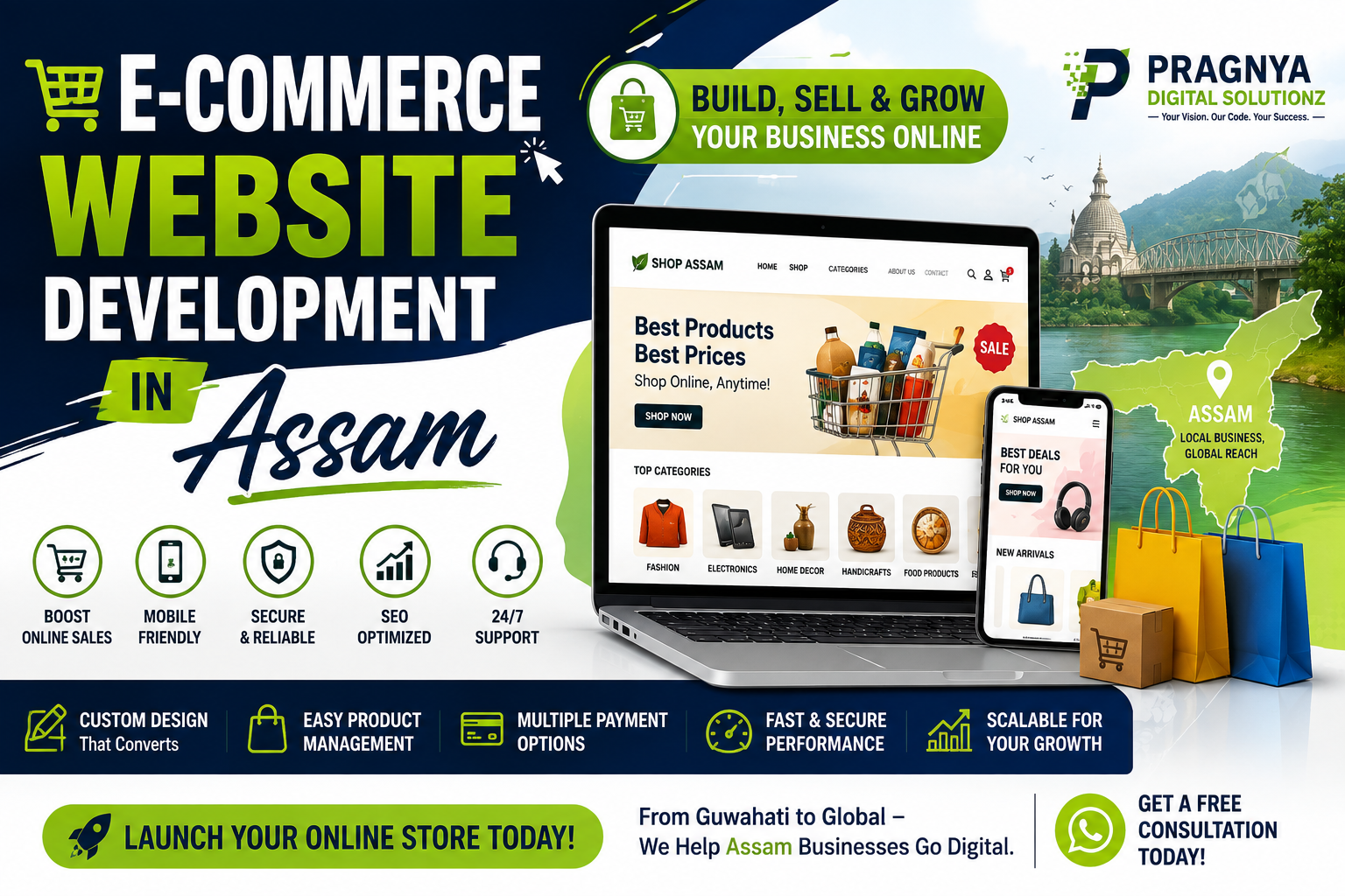 E-Commerce Website Development in Assam