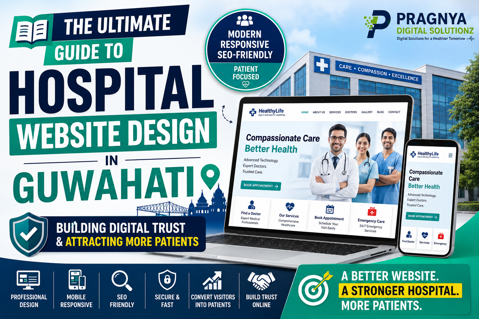 Hospital Website Design in Guwahati