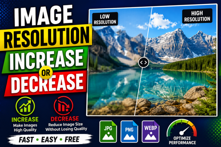 Image Resolution Increase Decrease