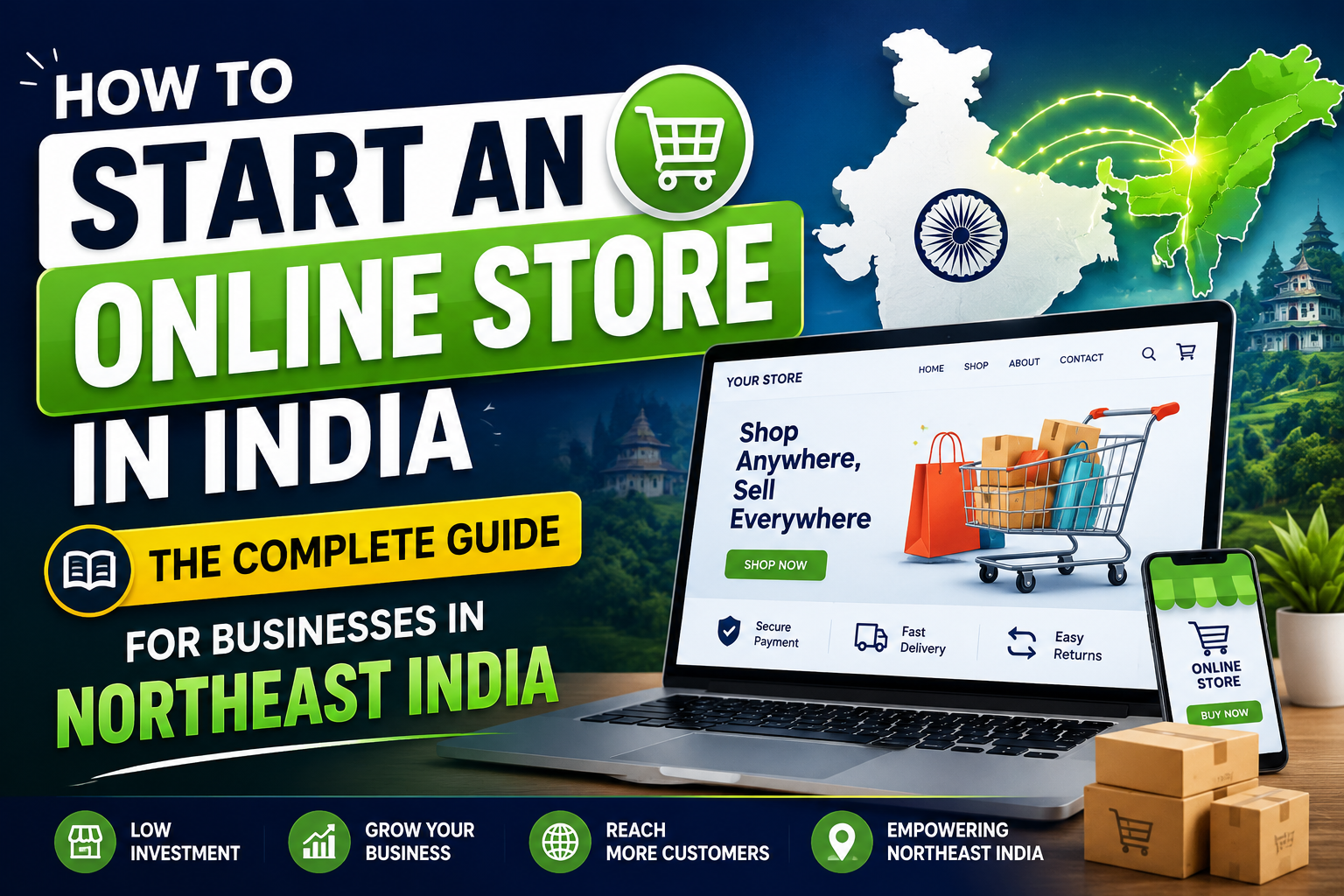 Starting an online store in India
