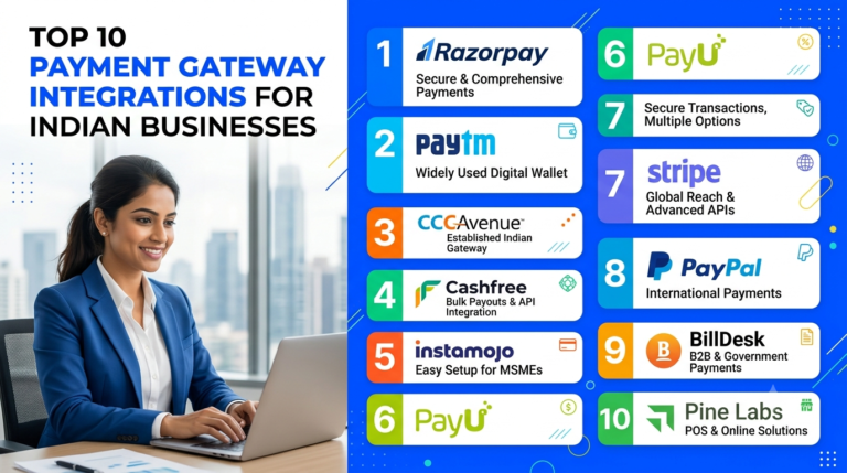 Top 10 Payment Gateway Integrations for Indian Businesses