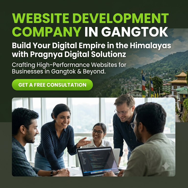 Website Development Company in Gangtok Pragnya Digital Solutionz