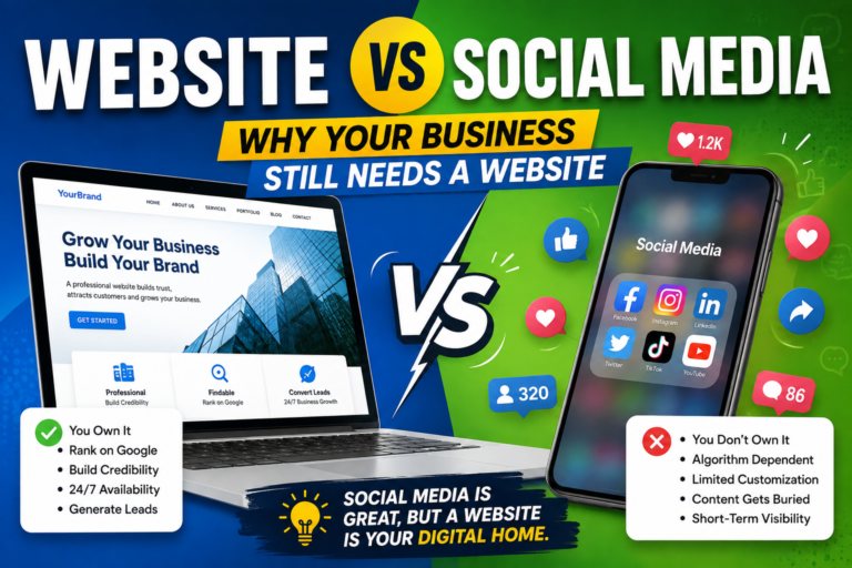 Website vs Social Media