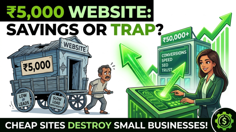 Why ₹5,000 Cheap Websites Quietly Destroy Small Businesses