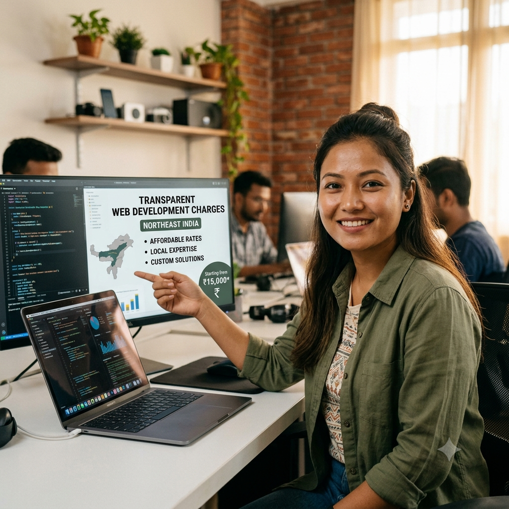 web development charges in Northeast India