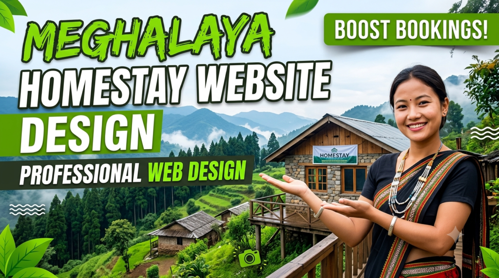 Homestay Website Design in Meghalaya