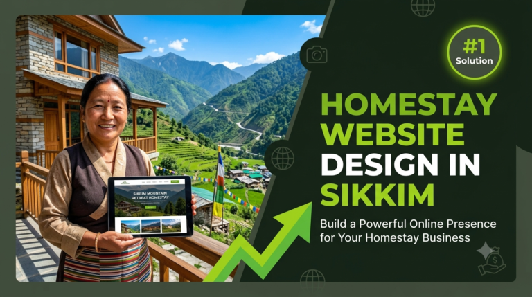Homestay Website Design in Sikkim