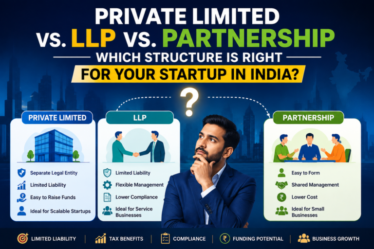 Private Limited vs LLP vs Partnership in India